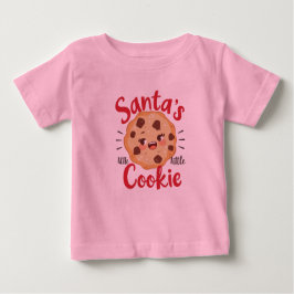 Santa's kleines Cookie-Baby-Shirt | Süßes Weihnach Baby T-shirt