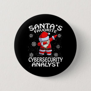 Santas Lieblings-Analytiker für Cybersicherheit We Button