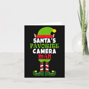 Santas Lieblings Camvibes Mann Lustiges Weihnachte Karte