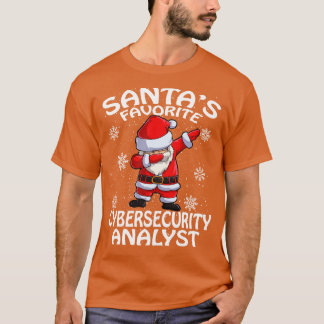Santas Lieblings-Cybersicherheitsanalytiker Weihna T-Shirt