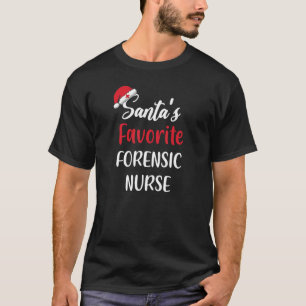 Santas Lieblings-Forensik-Krankenschwester Weihn T-Shirt