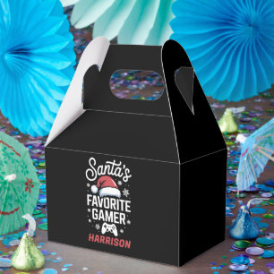 Santas Lieblings-Gamer-Personalisiertes Gaming-Wei Geschenkschachtel
