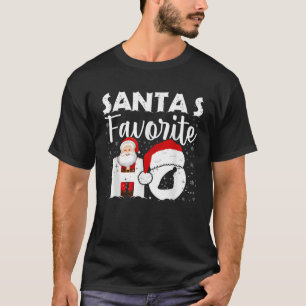 Santas Lieblings-Ho Lustige und unanständige Weihn T-Shirt