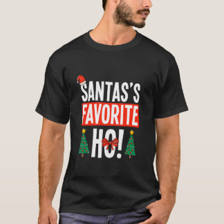 Santas Lieblings-Ho Lustige Weihnachten T-Shirt