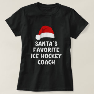 Santa's Lieblings-Hockeytrainer Lustiges Weihnacht T-Shirt