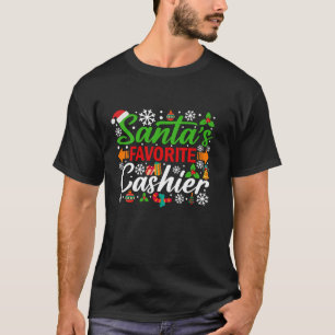 Santa's Lieblings-Kassierer-Shirt Weihnachten Xma T-Shirt