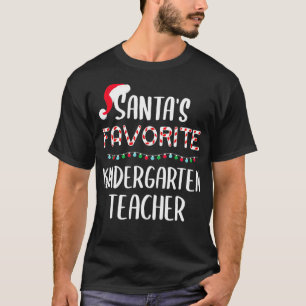 Santas Lieblings-Kindergartenlehrer Pajamas Chris T-Shirt