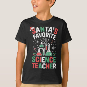 Santa's Lieblings-Lehrer für Naturwissenschaften L T-Shirt
