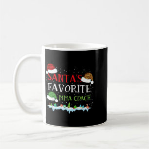 Santas Lieblings-MMA-Trainer Lustiger Weihnachten  Kaffeetasse