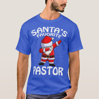 Santas Lieblings-Pfarrer Weihnachten T-Shirt