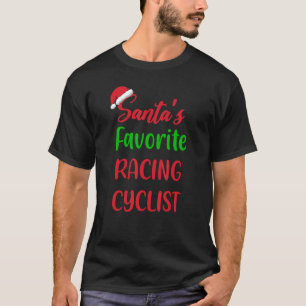 Santas Lieblings-Rennradfahrer Radfahrender We T-Shirt
