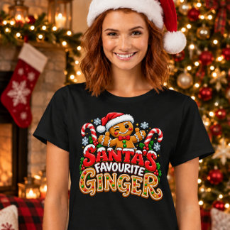 Santas Lieblings-Rotfuchs - Lustiges Weihnachts-Ro T-Shirt