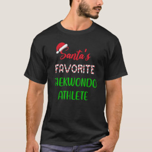 Santas Lieblings-Taekwondo-Athlet Taekwondo Chri T-Shirt