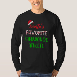 Santas Lieblings-Taekwondo-Athlet Taekwondo Chri T-Shirt
