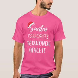 Santa's Lieblings Taekwondo Athlete Weihnachts Tae T-Shirt