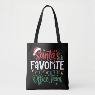 Santas Lieblings-Team Weihnachten Büro Lustig Arbe
