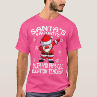 Santas Lieblings- und Bildung-Lehre T-Shirt