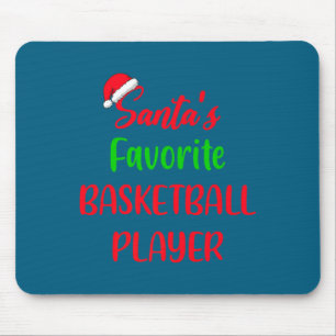 Santas Lieblingsbasketballspieler Basketball Chri  Mousepad