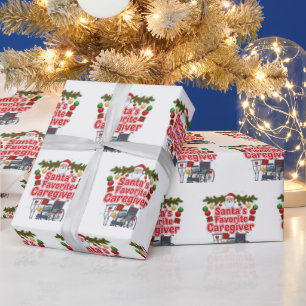 Santas Lieblingsbetreuer Weihnachtspapier Geschenkpapier