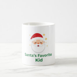 santas lieblingskind-tasse kinder weihnachtstasse kaffeetasse