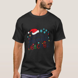 Santa's Lieblingslehrer Weihnachten Santa Hut Lic T-Shirt