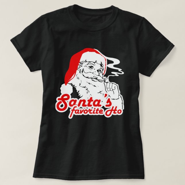 SANTA'S LIEBLINGSLEITER HO T-Shirt (Design vorne)