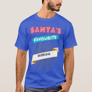 Santas Lieblingsmusiker Chrismas T-Shirt