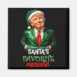 Santas Lieblingspräsident Lustiger Santa Trump 202 Magnet