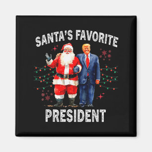 Santas Lieblingspräsident Lustiger Trump  Magnet