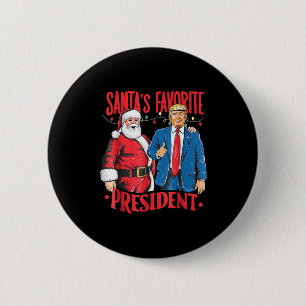 Santas Lieblingspräsident Santa Trump Tanz Chris Button
