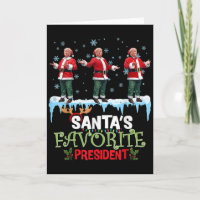 Santas Lieblingspräsident Santa Trump Tanz Lustig 
