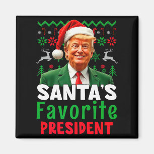Santas Lieblingspräsident Santa Trump Xmas Weihnac Magnet