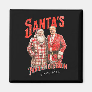 Santas Lieblingsstraftäter seit Weihnachten Xmas F Magnet