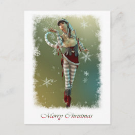 Santas Little Helper Elsie Feiertagspostkarte