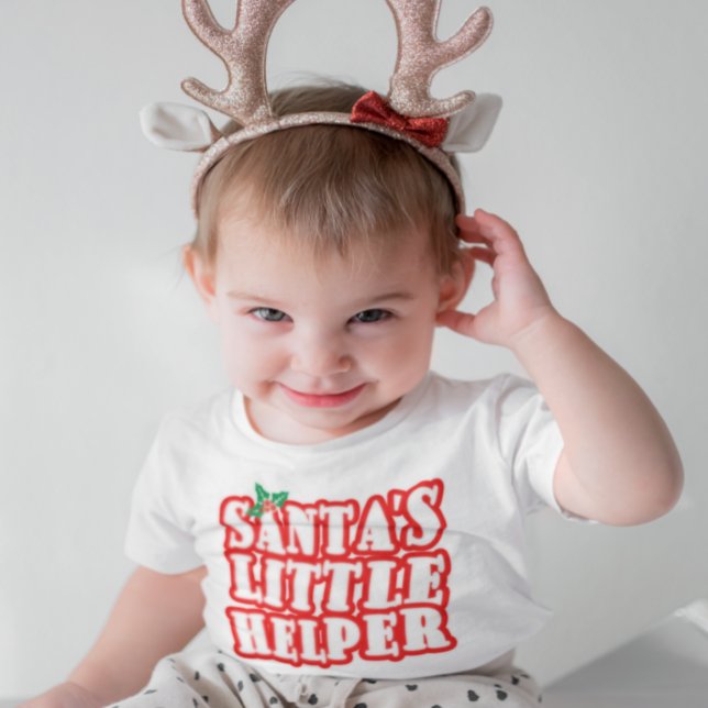 Santas Little Helper Kleinkind T-shirt (Von Creator hochgeladen)