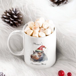 Santa's Little Hippo, Brauch Zweifarbige Tasse