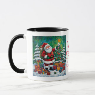 Santas magischer Weihnachtsbecher Tasse