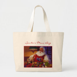 Santa's Mini-Tasche Jumbo Stoffbeutel