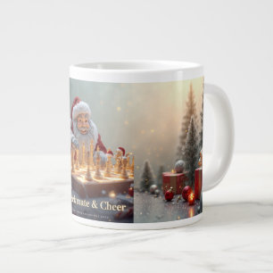 Santas nächster Zug – Lustiger Schach-Weihnachtsbe Jumbo-Tasse
