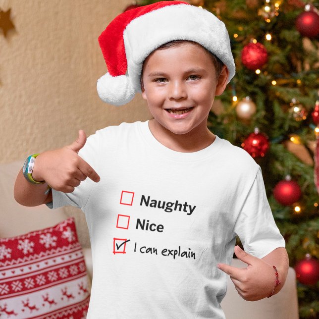Santas Naughty List - Ich kann es erklären T-Shirt (Von Creator hochgeladen)