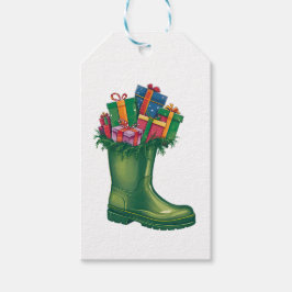 Santa's New Boots Geschenkanhänger