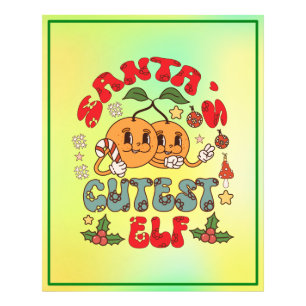 Santa's Niedlicher Elf Sublimation-80881 Fotodruck