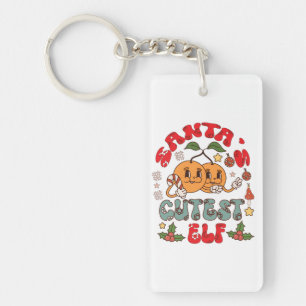 Santa's Niedlicher Elf Sublimation-80881 Schlüsselanhänger