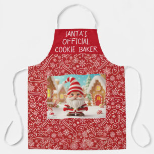 Santas offizieller Cookie-Bäcker Schürze