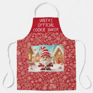 Santas offizieller Cookie-Bäcker Schürze