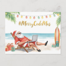 Santas Online-Programmierer Frohe Weihnachten!