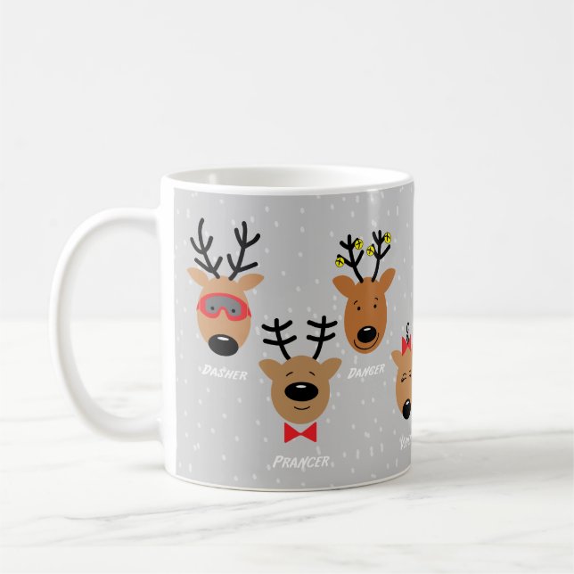 Santas Reindeer Tasse (Links)