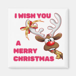 SANTA'S REINDEER WÜNSCHT IHNEN EINEN KLEINEN CHRIS MAGNET