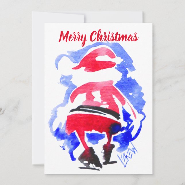 Santa's Retreat #121128 Feiertagskarte (Vorderseite)