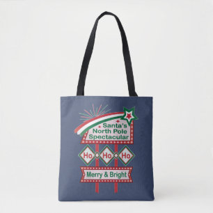 Santas Retro-Marquee – Ho Ho Ho Fröhlich & Hell